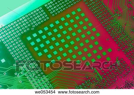 Computer Circuit Board View Large Photo Image Picture - Computer Circuit Board. Fotosearch