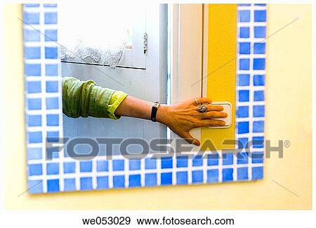 contemporary, detail, door, Electric power View Large Photo Image Stock Photo - contemporary, detail, door, Electric power. Fotosearch
