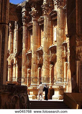 Couple at Baalbek, Lebanon View Large Photo Image Stock Photo - Couple at Baalbek, Lebanon. Fotosearch