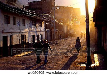 Couple walking at sunset, Huancavelica. Peru View Large Photo Image Stock Photography - Couple walking at sunset, Huancavelica. Peru. Fotosearch