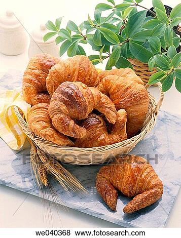 Croissants View Large Photo Image Stock Photo - Croissants. Fotosearch