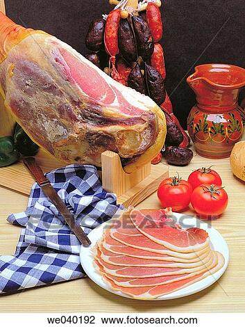 Cured ham View Large Photo Image Stock Image - Cured ham. Fotosearch