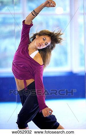 Dance exercises, aerobics, Nikewomen, gym View Large Photo Image Stock Image - Dance exercises, aerobics, Nikewomen, gym. Fotosearch