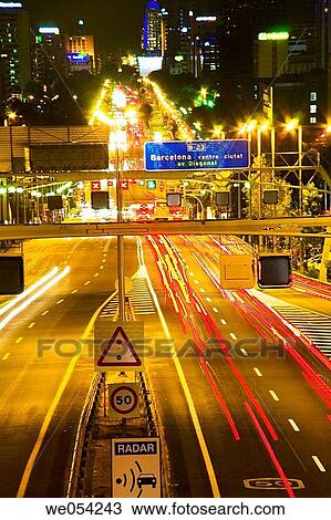 Diagonal Avenue, Barcelona. Catalonia, Spain View Large Photo Image Stock Image - Diagonal Avenue, Barcelona. Catalonia, Spain. Fotosearch