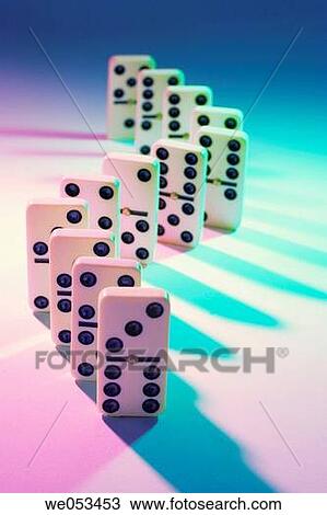 Stock Image - Dominoes. Fotosearch