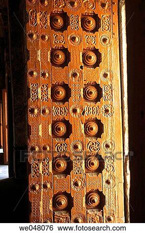 Door. Sethupathi Palace. Ramanathapuram (Ramnad). Tamil Nadu. India View Large Photo Image Stock Photograph - Door. Sethupathi Palace. Ramanathapuram (Ramnad). Tamil Nadu. India. Fotosearch