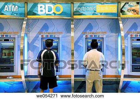 Electronic banking. Manila. Philippines View Large Photo Image Stock Image - Electronic banking. Manila. Philippines. Fotosearch