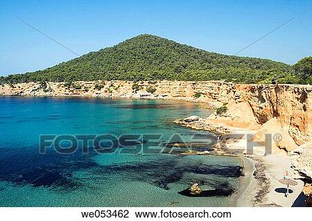 Es Bol Nou beach, Ibiza. Balearic Islands, Spain View Large Photo Image Stock Image - Es Bol Nou beach, Ibiza. Balearic Islands, Spain. Fotosearch