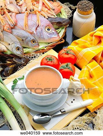 Fish soup View Large Photo Image Stock Photo - Fish soup. Fotosearch