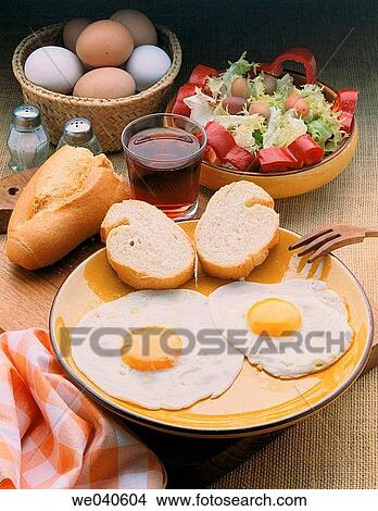 Picture - Fried eggs. Fotosearch