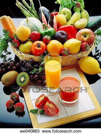 Fruit and vegetable juices View Large Photo Image Stock Image - Fruit and vegetable juices. Fotosearch