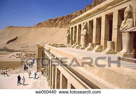 Stock Image - Hatshepsut's Temple, Egypt. Fotosearch