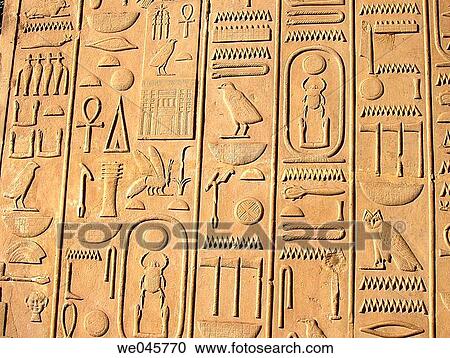 Heiroglyphs at Karnak View Large Photo Image Stock Image - Heiroglyphs at Karnak. Fotosearch