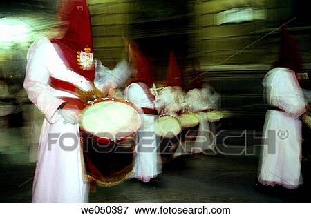 Holy Week procession in the old town, Bilbao. Biscay, Euskadi, Spain View Large Photo Image Stock Photo - Holy Week procession in the old town, Bilbao. Biscay, Euskadi, Spain. Fotosearch