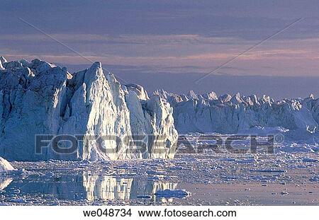 Iceberg Llulissat. Diskobay. Greenland. August. View Large Photo Image Picture - Iceberg Llulissat. Diskobay. Greenland. August.. Fotosearch