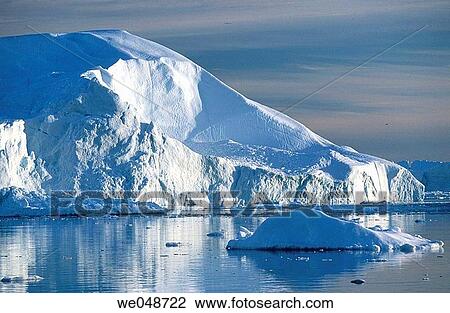Iceberg Llulissat. Diskobay. Greenland. August. View Large Photo Image Stock Image - Iceberg Llulissat. Diskobay. Greenland. August.. Fotosearch