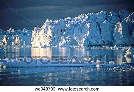 Iceberg Llulissat. Diskobay. Greenland. August. View Large Photo Image Stock Image - Iceberg Llulissat. Diskobay. Greenland. August.. Fotosearch