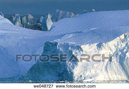 Iceberg Llulissat. Diskobay. Greenland. August. View Large Photo Image Stock Photo - Iceberg Llulissat. Diskobay. Greenland. August.. Fotosearch