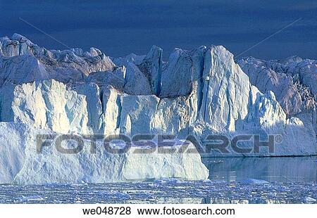 Iceberg Llulissat. Diskobay. Greenland. August. View Large Photo Image Stock Photo - Iceberg Llulissat. Diskobay. Greenland. August.. Fotosearch