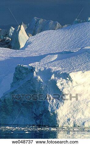 Iceberg Llulissat. Diskobay. Greenland. August. View Large Photo Image Stock Photo - Iceberg Llulissat. Diskobay. Greenland. August.. Fotosearch