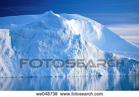 Iceberg Llulissat. Diskobay. Greenland. August. View Large Photo Image Stock Photo - Iceberg Llulissat. Diskobay. Greenland. August.. Fotosearch