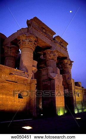 Main front of Kom Ombo temple, Egypt View Large Photo Image Stock Image - Main front of Kom Ombo temple, Egypt. Fotosearch