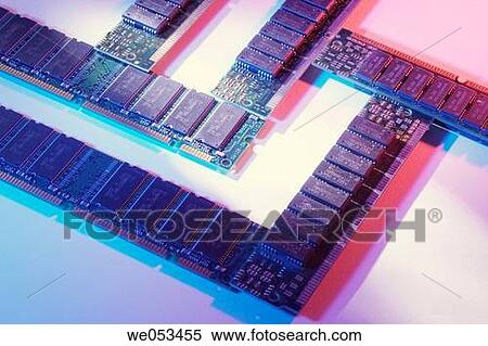 Stock Photography - Memory Chips. Fotosearch
