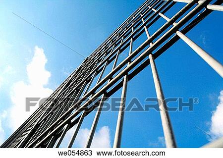 Metal fence, grating View Large Photo Image Stock Image - Metal fence, grating. Fotosearch
