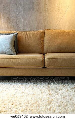 modern comtemporary loft interior of sofa and shag rug View Large Photo Image Stock Image - modern comtemporary loft interior of sofa and shag rug. Fotosearch