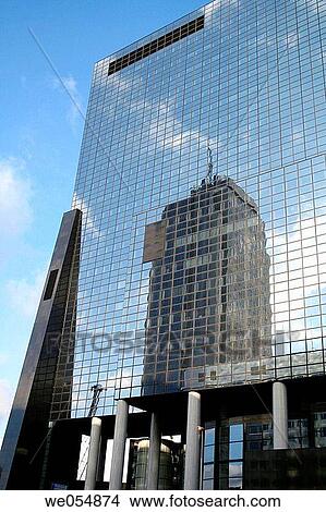 Office building with reflection in Rotterdam, Stationsplein, Holland, Netherlands View Large Photo Image Picture - Office building with reflection in Rotterdam, Stationsplein, Holland, Netherlands. Fotosearch