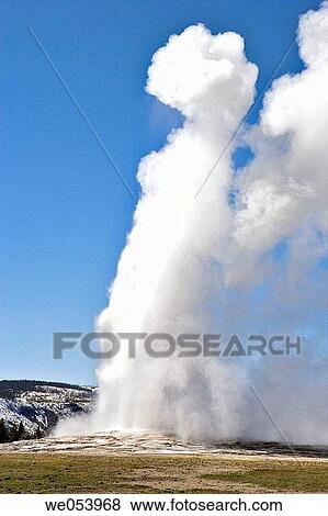 Old Faithful Geyser. Yellowstone National Park. Wyoming. USA View Large Photo Image Stock Photo - Old Faithful Geyser. Yellowstone National Park. Wyoming. USA. Fotosearch