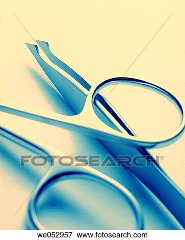 Pair of blood vessel clamps and tweezers View Large Photo Image Stock Photo - Pair of blood vessel clamps and tweezers. Fotosearch