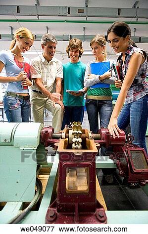 Polytechnic School, University of the Basque Country, Donostia, Gipuzkoa, Basque Country. Students, Turbine, Hydraulic machines laboratory, Department of Nuclear Engineering and Fluid Mechanics View Large Photo Image Stock Photo - Polytechnic School, University of the Basque Country, Donostia, Gipuzkoa, Basque Country. Students, Turbine, Hydraulic machines laboratory, Department of Nuclear Engineering and Fluid Mechanics. Fotosearch