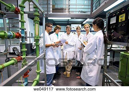 Polytechnic School, University of the Basque Country, Donostia, Gipuzkoa, Basque Country. Students, Distillation towers, Laboratory of Industrial Chemistry, Department of Chemical Engineering and Environment View Large Photo Image Stock Photo - Polytechnic School, University of the Basque Country, Donostia, Gipuzkoa, Basque Country. Students, Distillation towers, Laboratory of Industrial Chemistry, Department of Chemical Engineering and Environment. Fotosearch