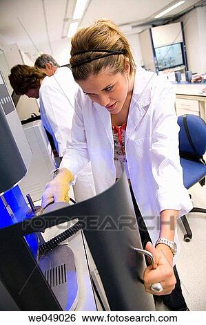 Polytechnic School, University of the Basque Country, Donostia. Haake MiniJet Piston Injection Molding. Students, Lab of Chemical Industry and Electrochemical Engineering, Fundamental Chemistry, Dept of Chemical Engineering and Environment View Large Photo Image Stock Photograph - Polytechnic School, University of the Basque Country, Donostia. Haake MiniJet Piston Injection Molding. Students, Lab of Chemical Industry and Electrochemical Engineering, Fundamental Chemistry, Dept of Chemical Engineering and Environment. Fotosearch
