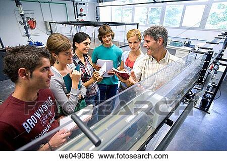 Polytechnic School, University of the Basque Country, Donostia, Gipuzkoa, Basque Country. Students, Hydraulic facilities laboratory, Department of Nuclear Engineering and Fluid Mechanics View Large Photo Image Stock Photograph - Polytechnic School, University of the Basque Country, Donostia, Gipuzkoa, Basque Country. Students, Hydraulic facilities laboratory, Department of Nuclear Engineering and Fluid Mechanics. Fotosearch