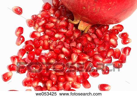 Pomegranate with seeds View Large Photo Image Stock Photography - Pomegranate with seeds. Fotosearch