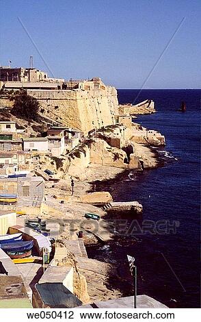 Port of Valletta, Malta View Large Photo Image Stock Image - Port of Valletta, Malta. Fotosearch