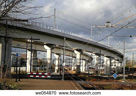 Railway system in Holland, Amsterdam-Sloterdijk, Netherlands View Large Photo Image Stock Image - Railway system in Holland, Amsterdam-Sloterdijk, Netherlands. Fotosearch
