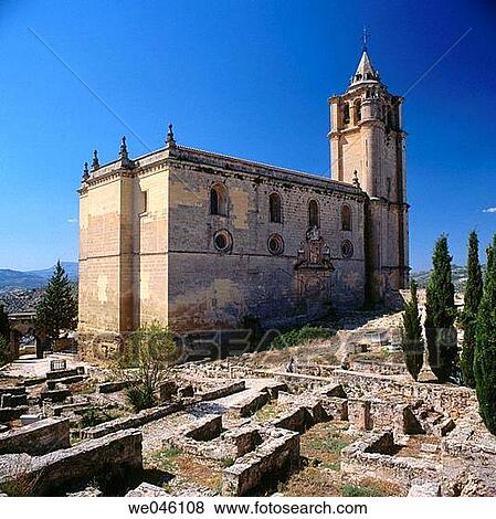 Renaissance St. Mary's church (16th century), Alcalß la Real. Ja? n province, Andalusia, Spain View Large Photo Image Stock Photo - Renaissance St. Mary's church (16th century), Alcalß la Real. Ja? n province, Andalusia, Spain. Fotosearch