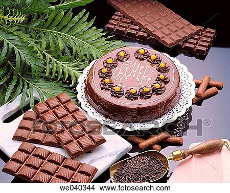 Sacher cake View Large Photo Image Picture - Sacher cake. Fotosearch
