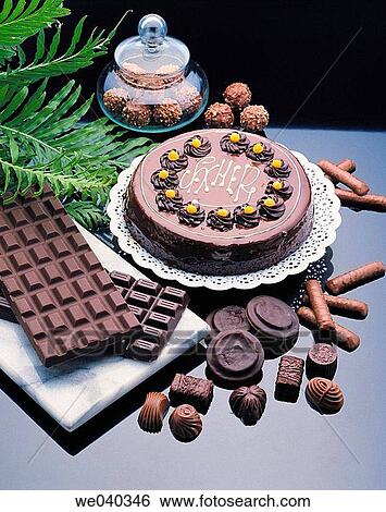 Sacher cake View Large Photo Image Stock Photograph - Sacher cake. Fotosearch