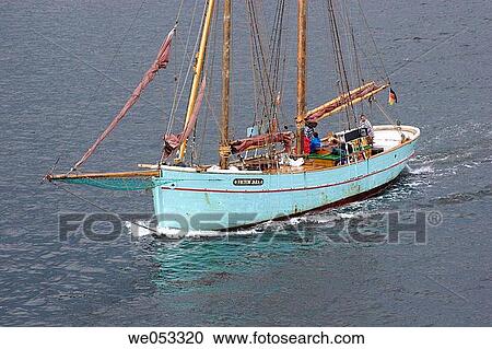 Sailing-ship on Baltic Sea, Travem? nde, Schleswig-Holstein, Germany, Europe View Large Photo Image Stock Image - Sailing-ship on Baltic Sea, Travem? nde, Schleswig-Holstein, Germany, Europe. Fotosearch