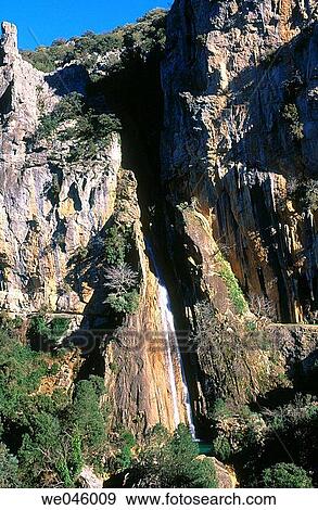 Salto de Linares, Cerrada del Utrero, Sierra de Cazorla. Ja? n province, Andalusia, Spain View Large Photo Image Stock Photo - Salto de Linares, Cerrada del Utrero, Sierra de Cazorla. Ja? n province, Andalusia, Spain. Fotosearch