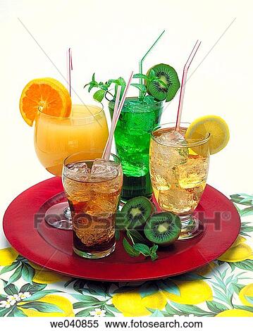 Soft drinks View Large Photo Image Stock Photography - Soft drinks. Fotosearch