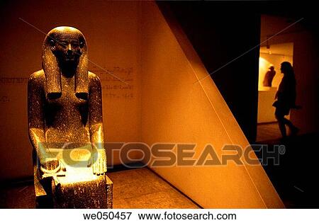 Statue in an exhibition room of Luxor museum. Egypt View Large Photo Image Stock Photo - Statue in an exhibition room of Luxor museum. Egypt. Fotosearch