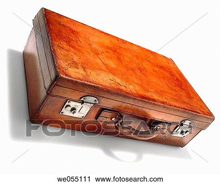 Studio photograph of an old antique leather suite case, shot on white. View Large Photo Image Stock Image - Studio photograph of an old antique leather suite case, shot on white.. Fotosearch