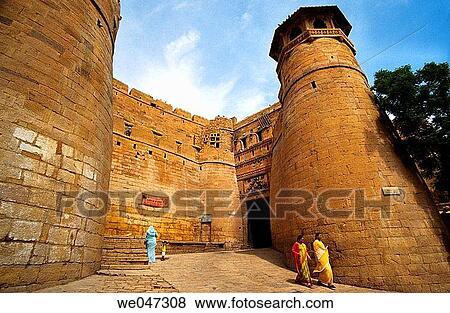 Surya gate. Jaisalmer. Thar desert. Rajasthan. India. View Large Photo Image Stock Photo - Surya gate. Jaisalmer. Thar desert. Rajasthan. India.. Fotosearch