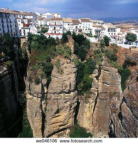? Tajo? gorge, Ronda. Mßlaga province, Andalusia, Spain View Large Photo Image Stock Photograph - ? Tajo? gorge, Ronda. Mßlaga province, Andalusia, Spain. Fotosearch