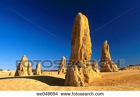 Picture - The Pinnacles. Nambung National Park. Western Australia. Fotosearch